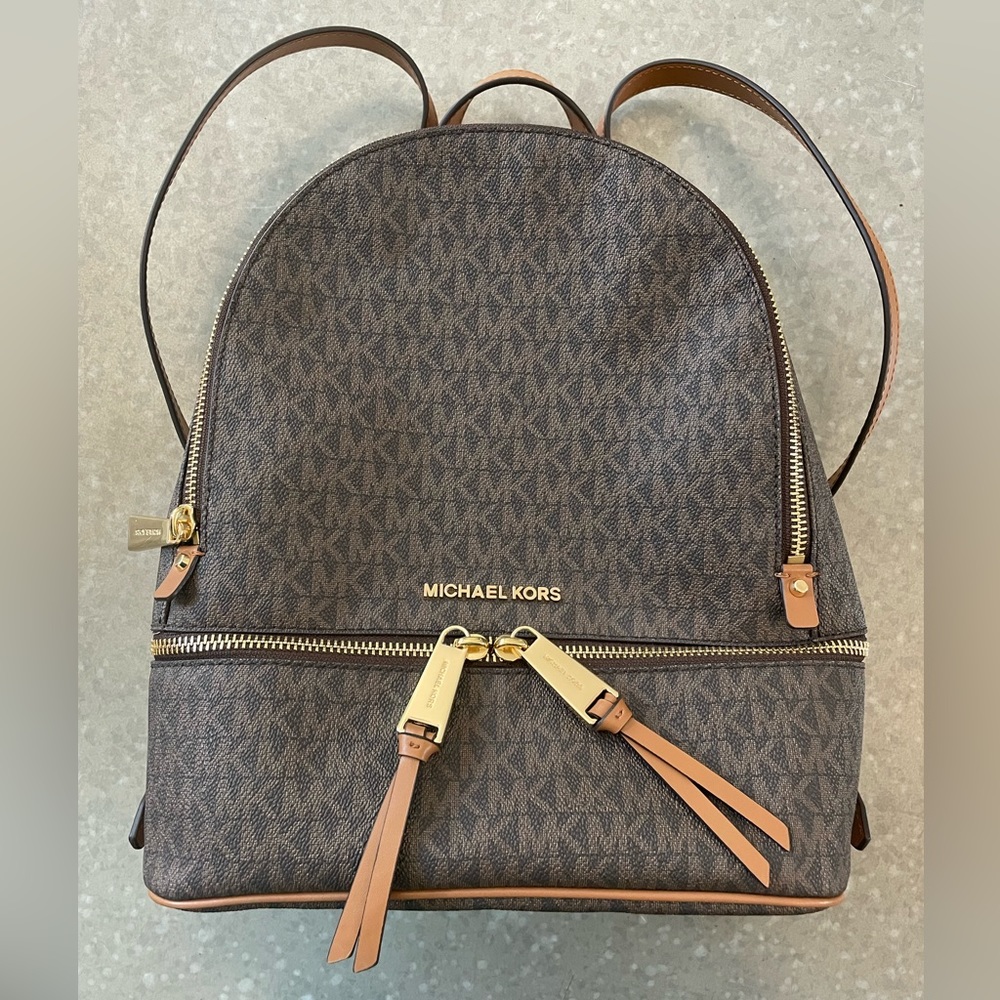 Michael Kors Logo Backpack